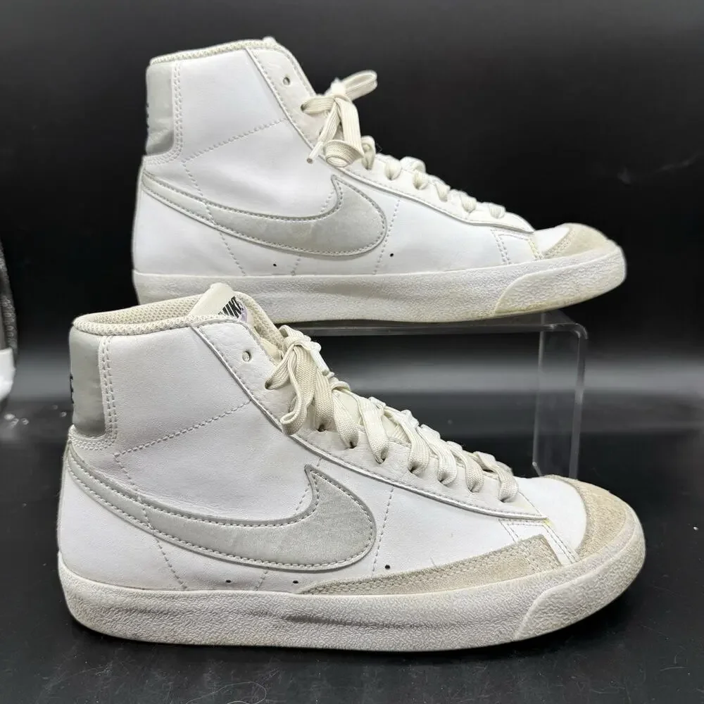 Nike Blazer Mid '77 GS Sneaker Youth Size 6Y Womens 7.5 White Silver DA4086-101